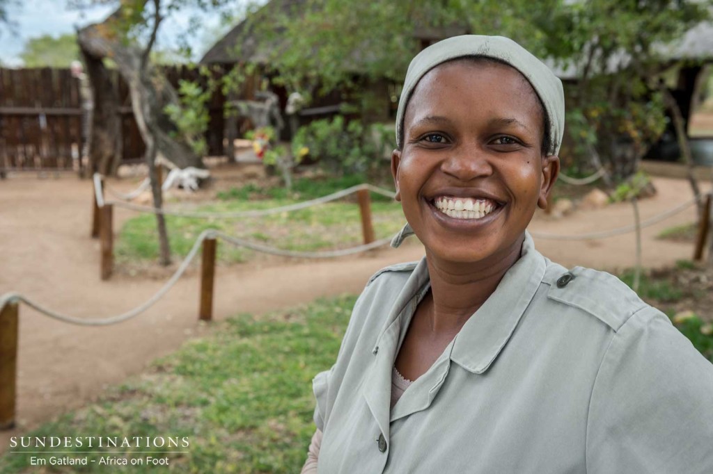 Ellie - housekeeping at Africa on Foot
