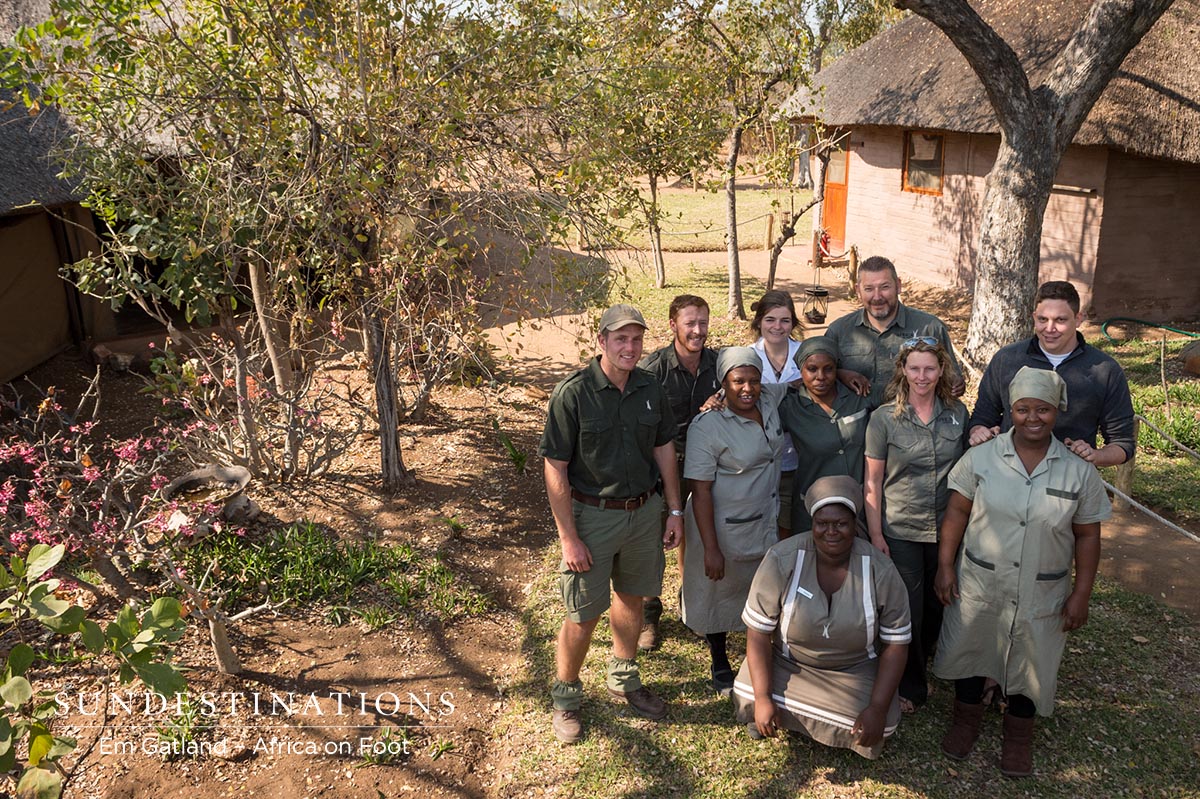 The Africa on Foot team The Africa on Foot team