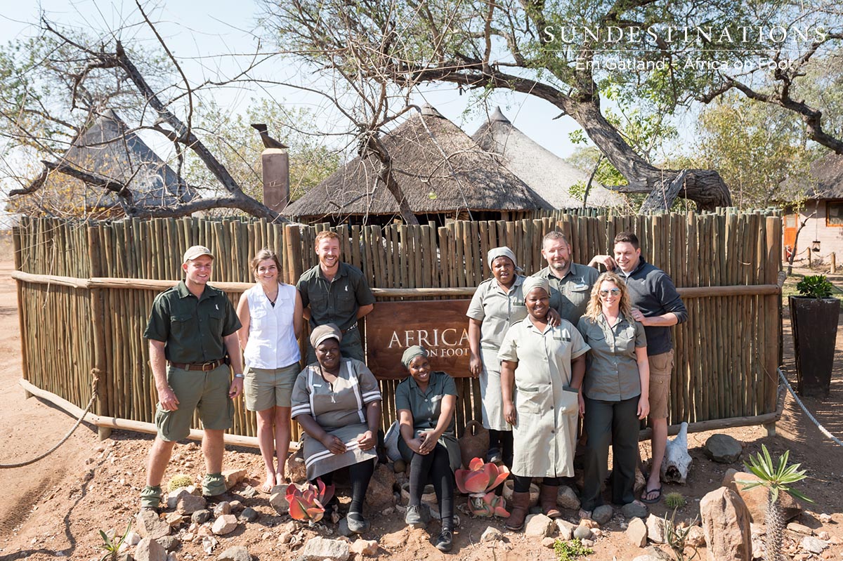 Team at Africa on Foot Team at Africa on Foot