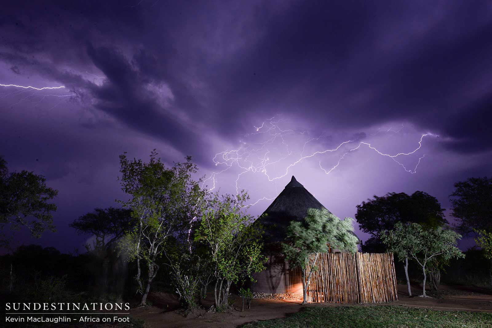 Africa on Foot Summer Storm The storm coming at Africa on Foot in Klaserie