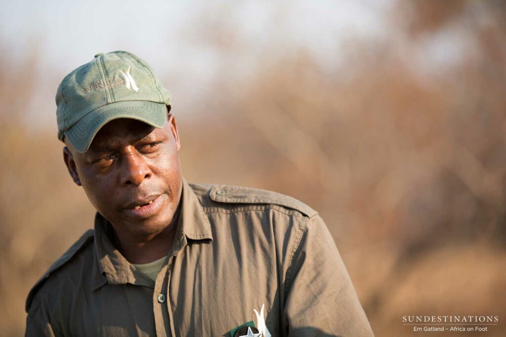 Enoch, Africa on Foot trails guide and tracker Enoch, Africa on Foot trails guide and tracker