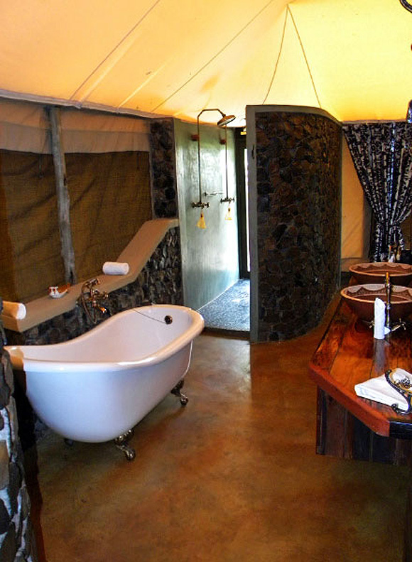 Bathroom at Camp Kuzuma