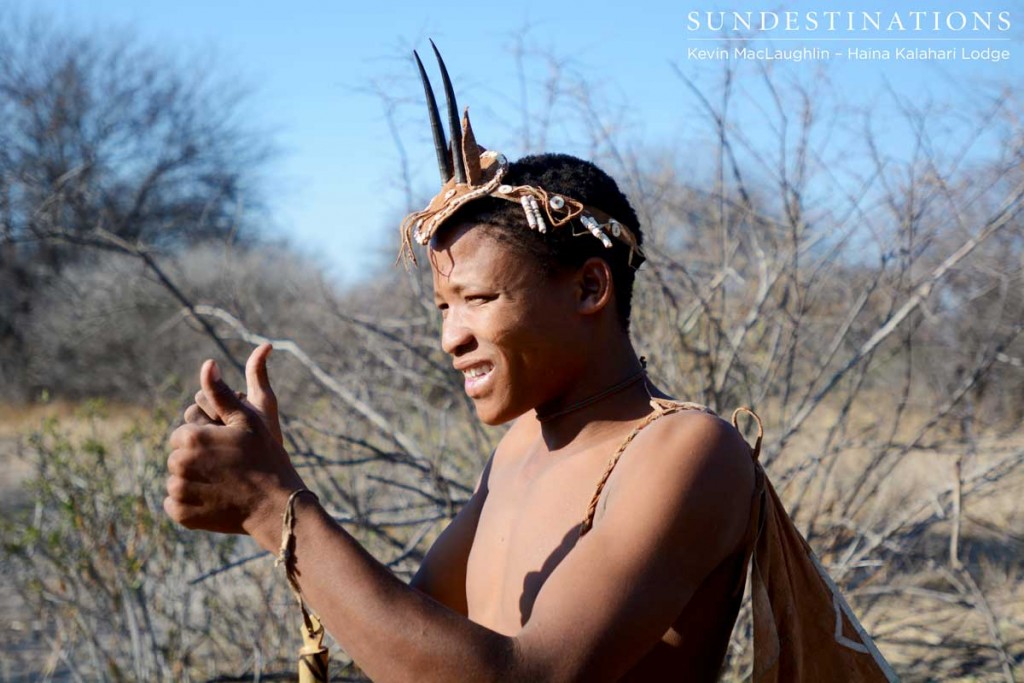 The Haina experience allows guests to learn from the Bushmen
