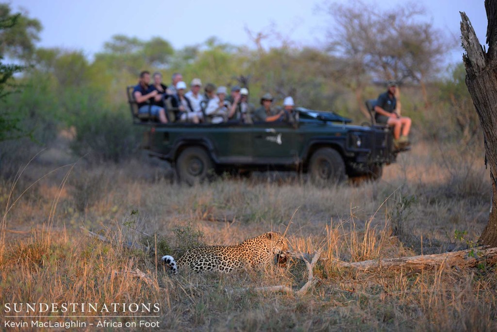 Rhulani on the ground with Africa on Foot