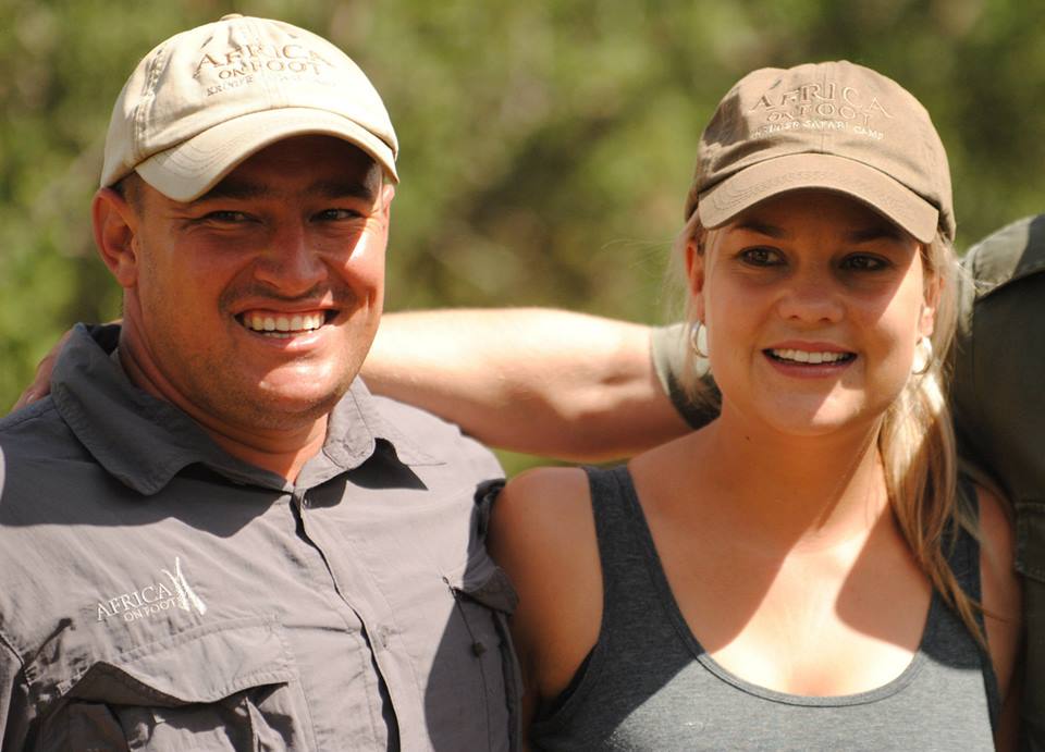 Courteney and Cecilia Blunden build Africa on Foot safari camp