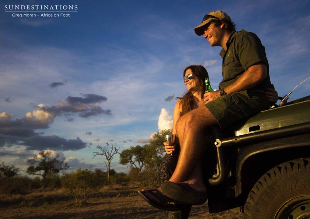 Chloe and Kevin working for Africa on Foot and Sun Destinations