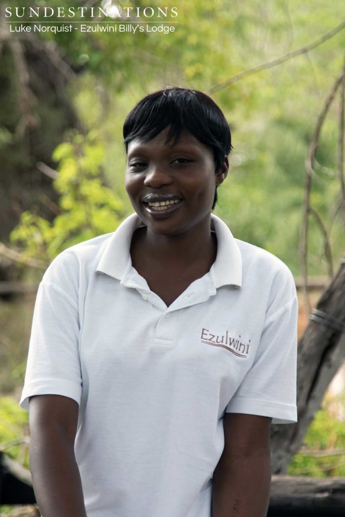 Glory Wati, Ezulwini River Lodge hostess