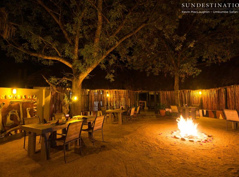 Boma Dinners at Umkumbe Safari Lodge