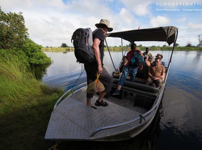 Cruising Through the Delta at Xobega Island Camp