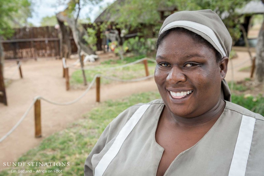 Portia - housekeeping at Africa on Foot