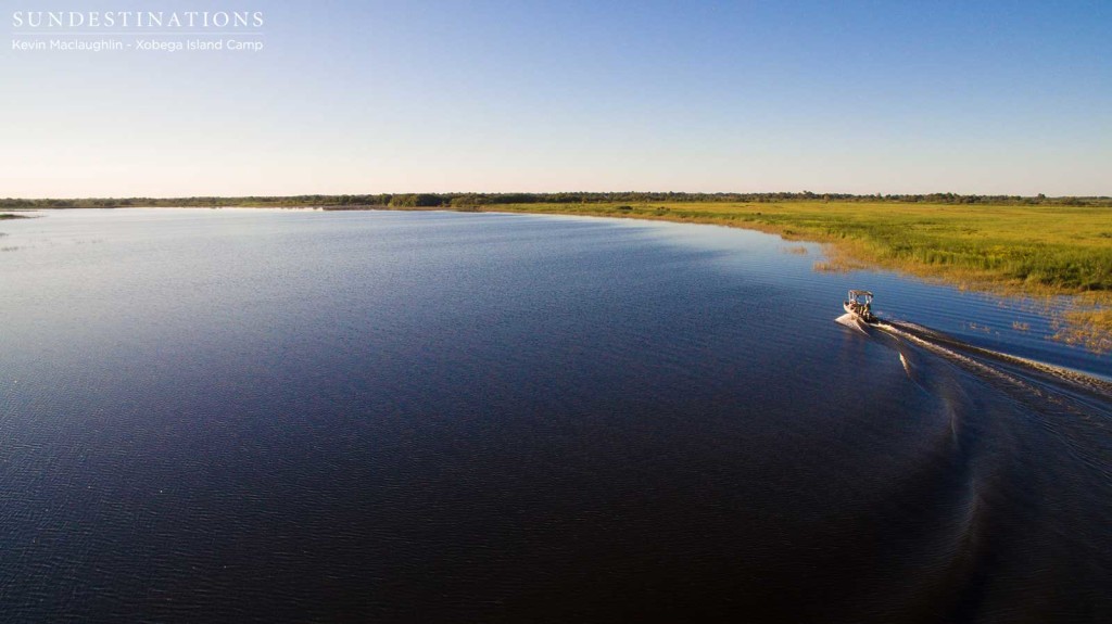 Cruising through the Delta lagoons