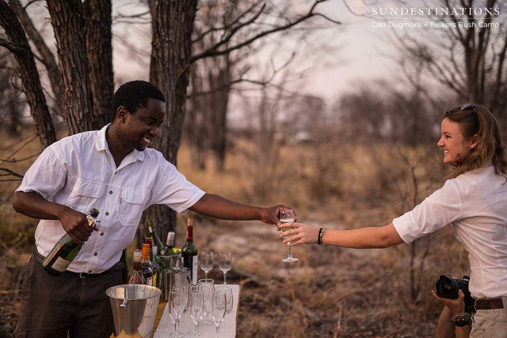 Baobab bush dinner at Tuskers Bush Camp