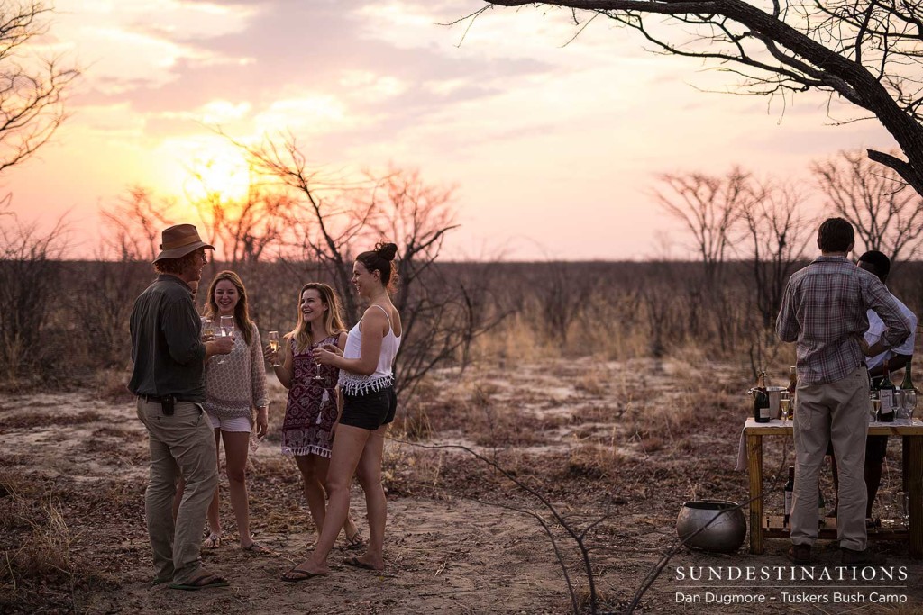 Baobab bush dinner at Tuskers Bush Camp