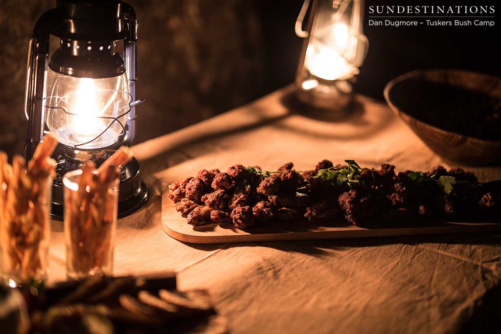 Baobab bush dinner at Tuskers Bush Camp