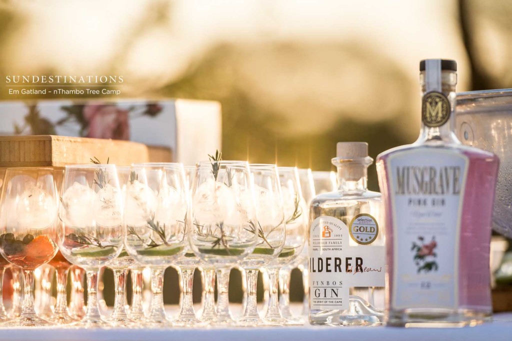 Gin Tasting on Safari in Klaserie