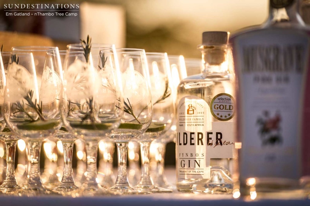 Gin Tasting on Safari in Klaserie