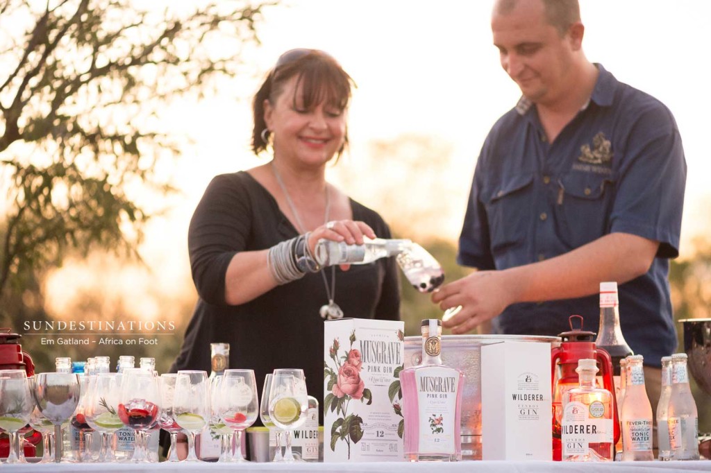 Gin Tasting on Safari in Klaserie