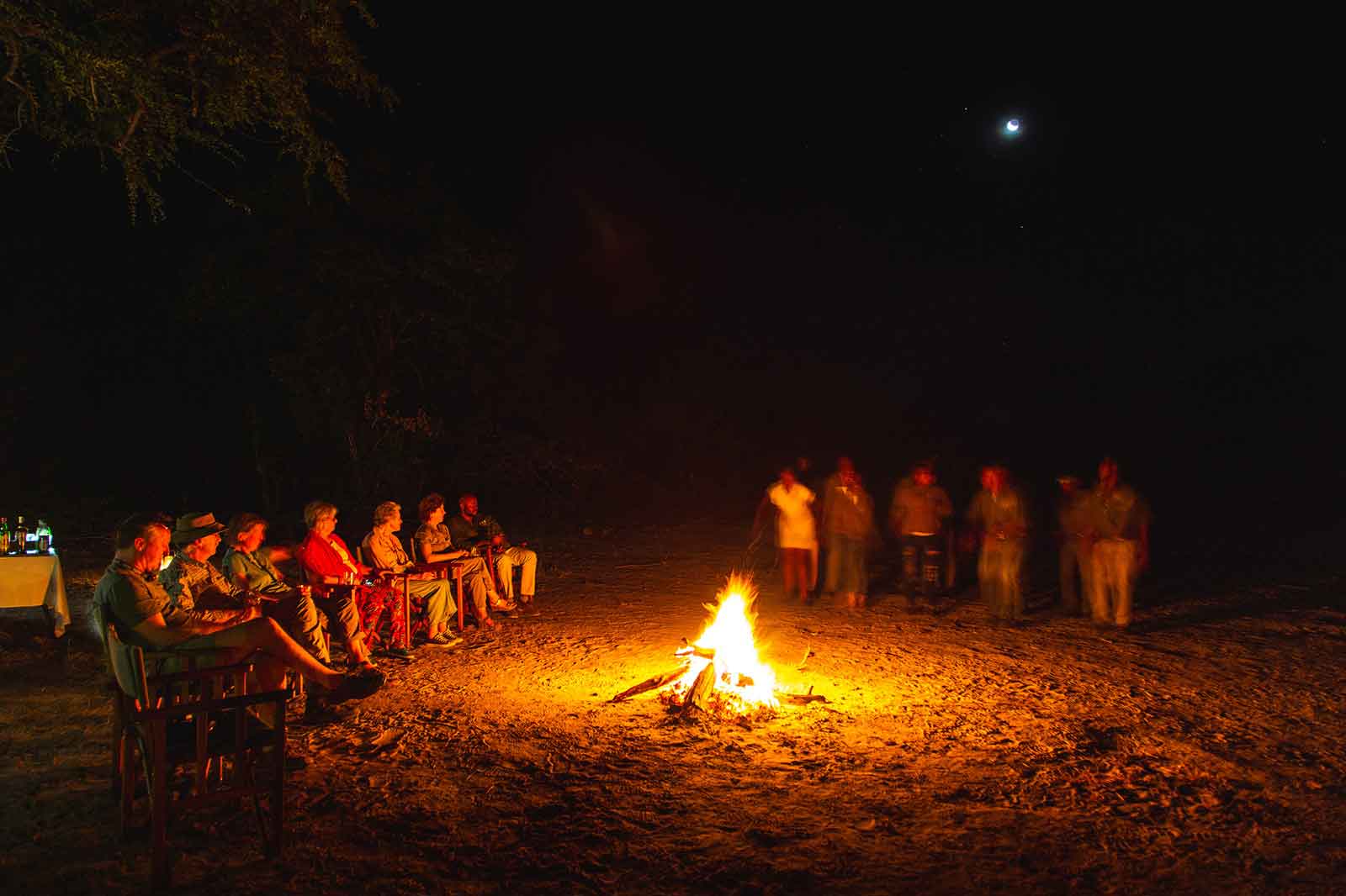 Campfire at Motswiri