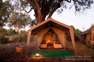 Meru-style Tent at Xaxaba Mobile Camp