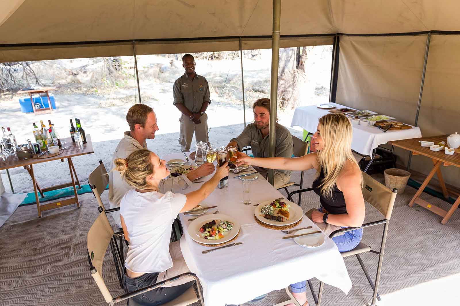Mboma Dining in Botswana