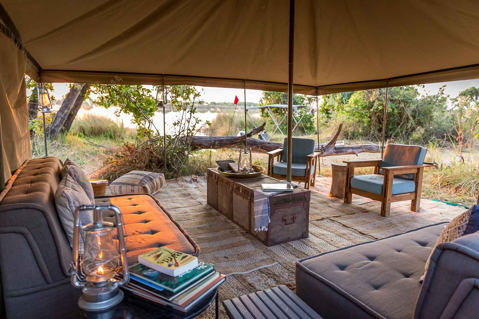 Mboma Tented Camp Lounge