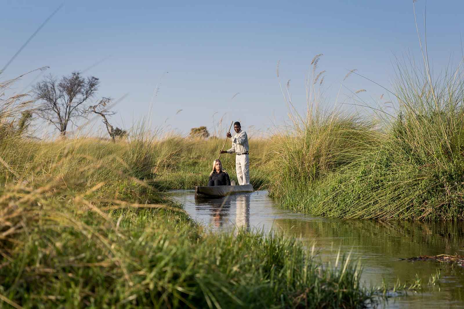 Mokoro Okavango Delta mobile safaris