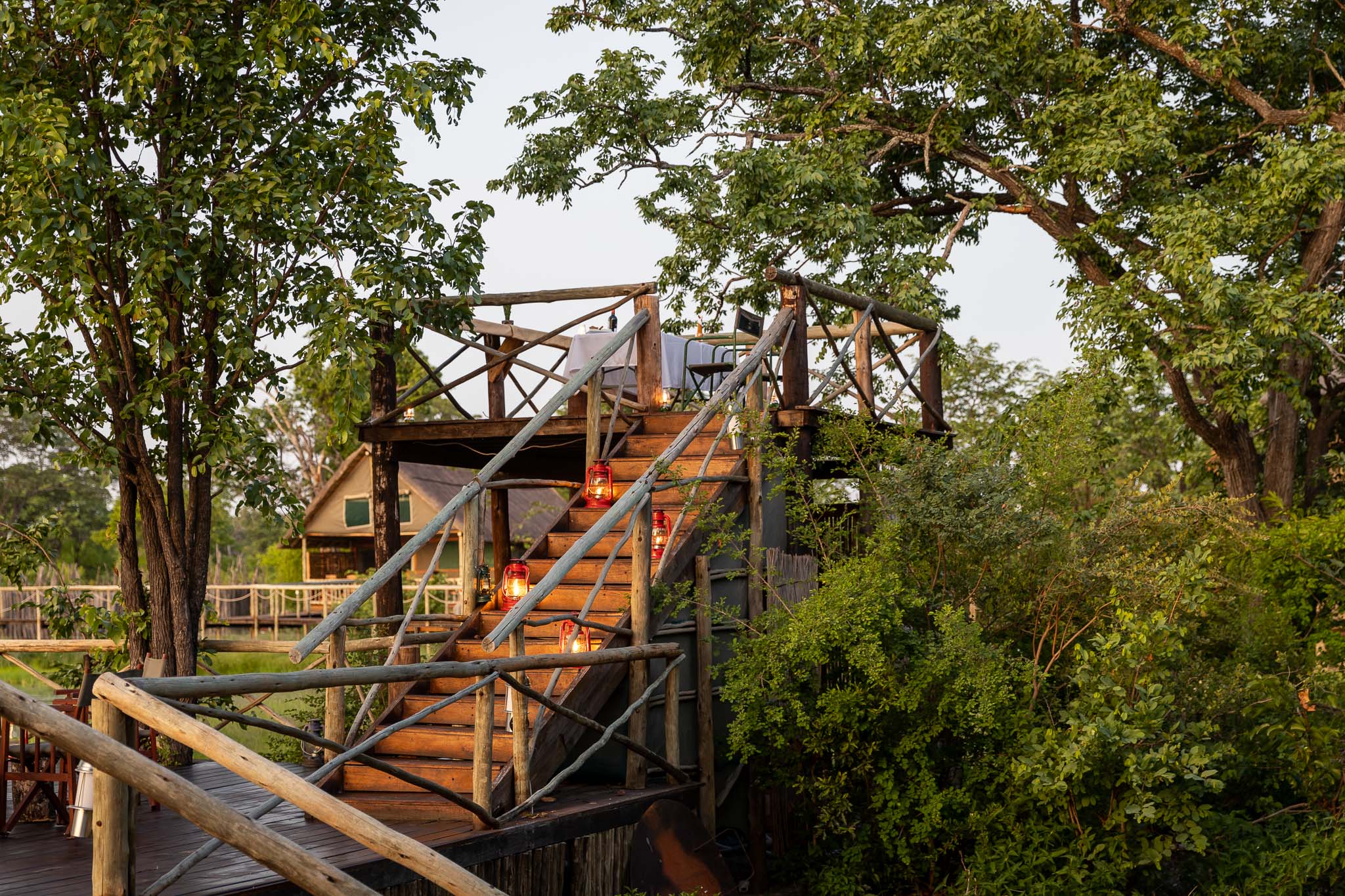 Chobe Mopani Forest Lodge Viewing Platform