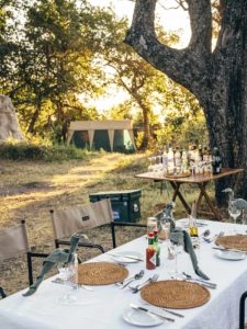 Mboma Island Expeditions Dining Set Up