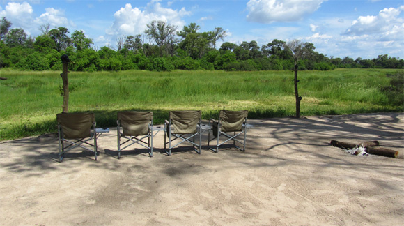 View from the Dining Area Outside Dining Area Camp Machaba