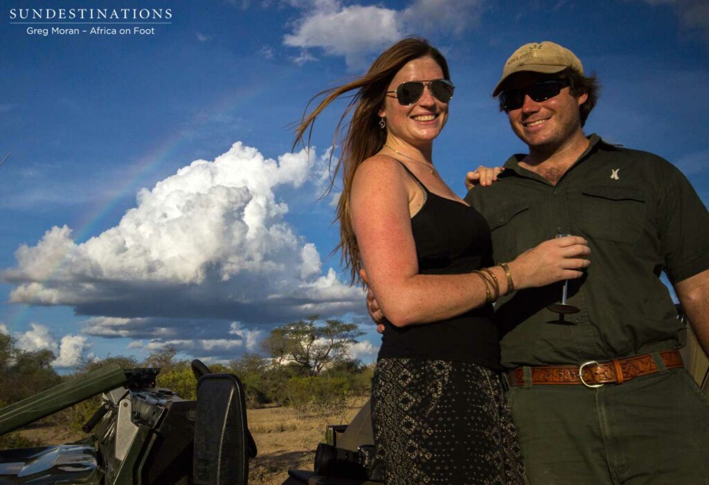 Chloe and Kevin out in the Klaserie Chloe and Kevin out in the Klaserie